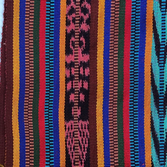 Mexican Woven table runner/heavy shawl - Picture 4 of 5